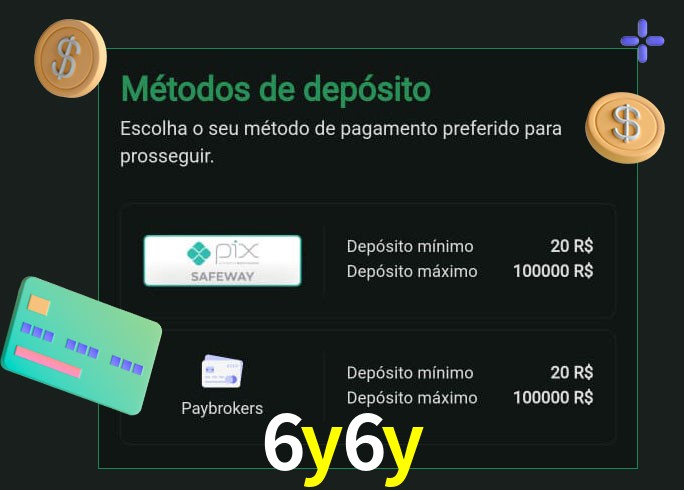 O cassino 6y6y oferece uma grande variedade de métodos de pagamento