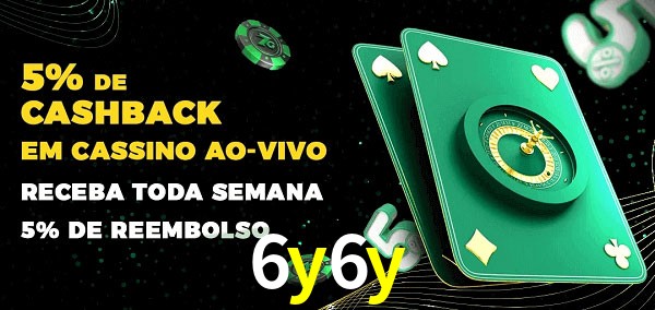 Promoções do cassino ao Vivo 6y6y